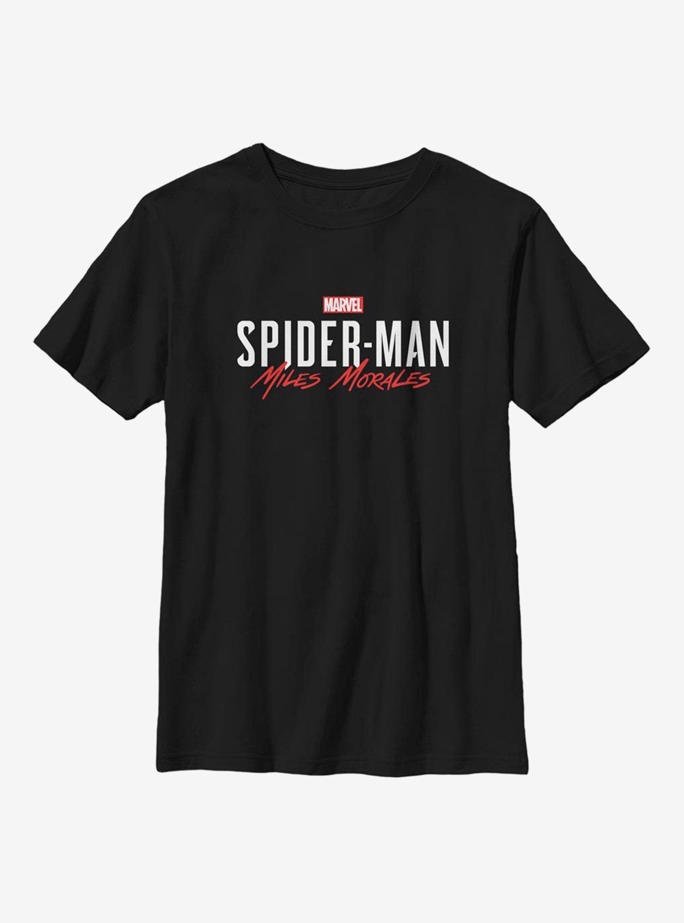 Marvel Spider-Man Miles Morales Game Title Youth T-Shirt, , hi-res