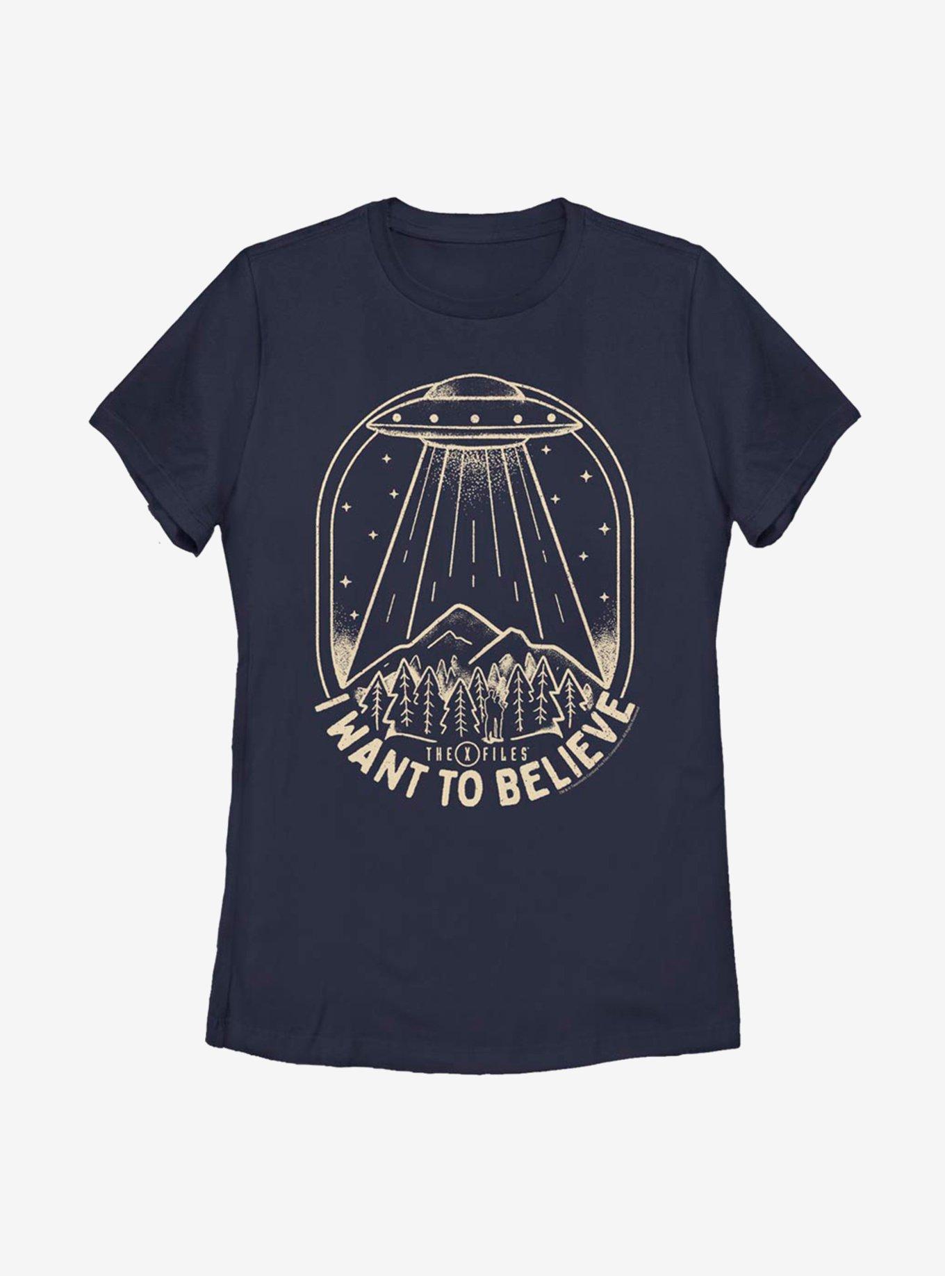 The X-Files UFO Stamp Womens T-Shirt