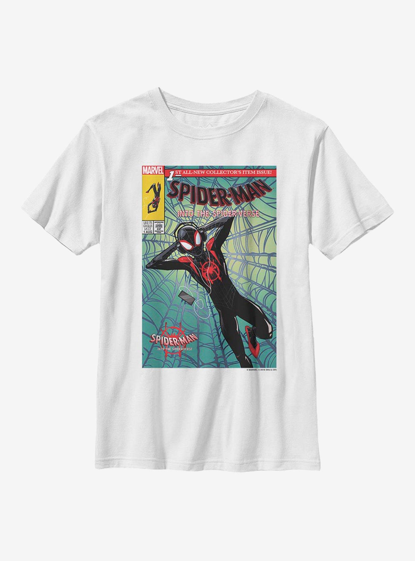 Marvel Spider-Man: Into The Spiderverse Miles Morales Music Time Youth T-Shirt, , hi-res