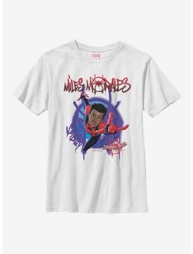 Marvel Spider-Man: Into The Spiderverse Miles Morales Paint Youth T-Shirt, , hi-res