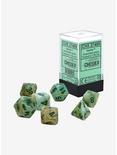 Chessex Green & Dark Green Polyhedral Dice Set, , hi-res