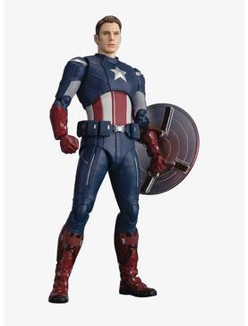 Bandai Spirits Marvel Avengers: Endgame Captain America Cap Vs. Cap S.H. Figuarts Figure, , hi-res