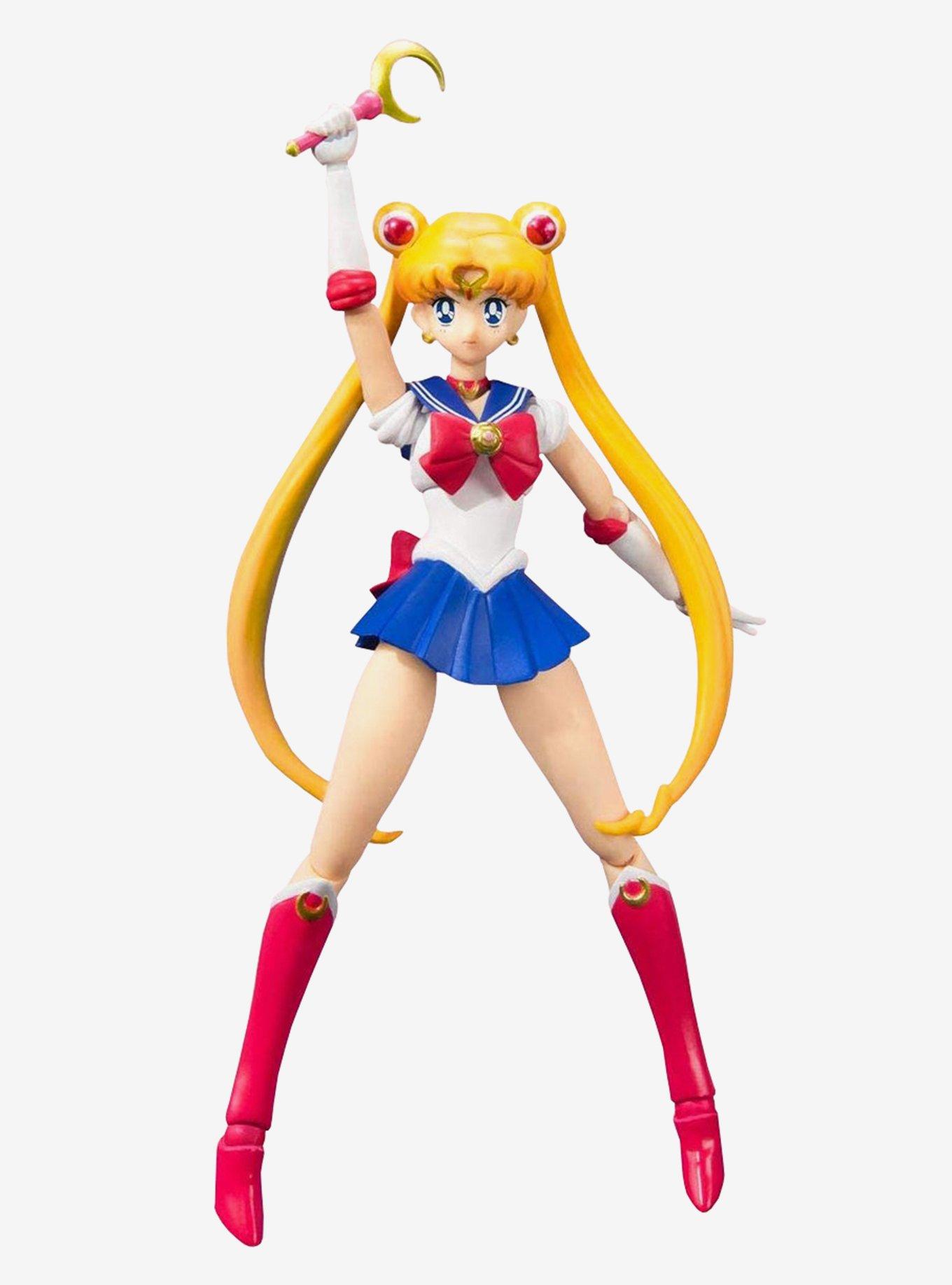 Bandai Spirits Sailor Moon S.H.Figuarts Sailor Moon (Animation Color Edition) Collectible Action Figure, , hi-res