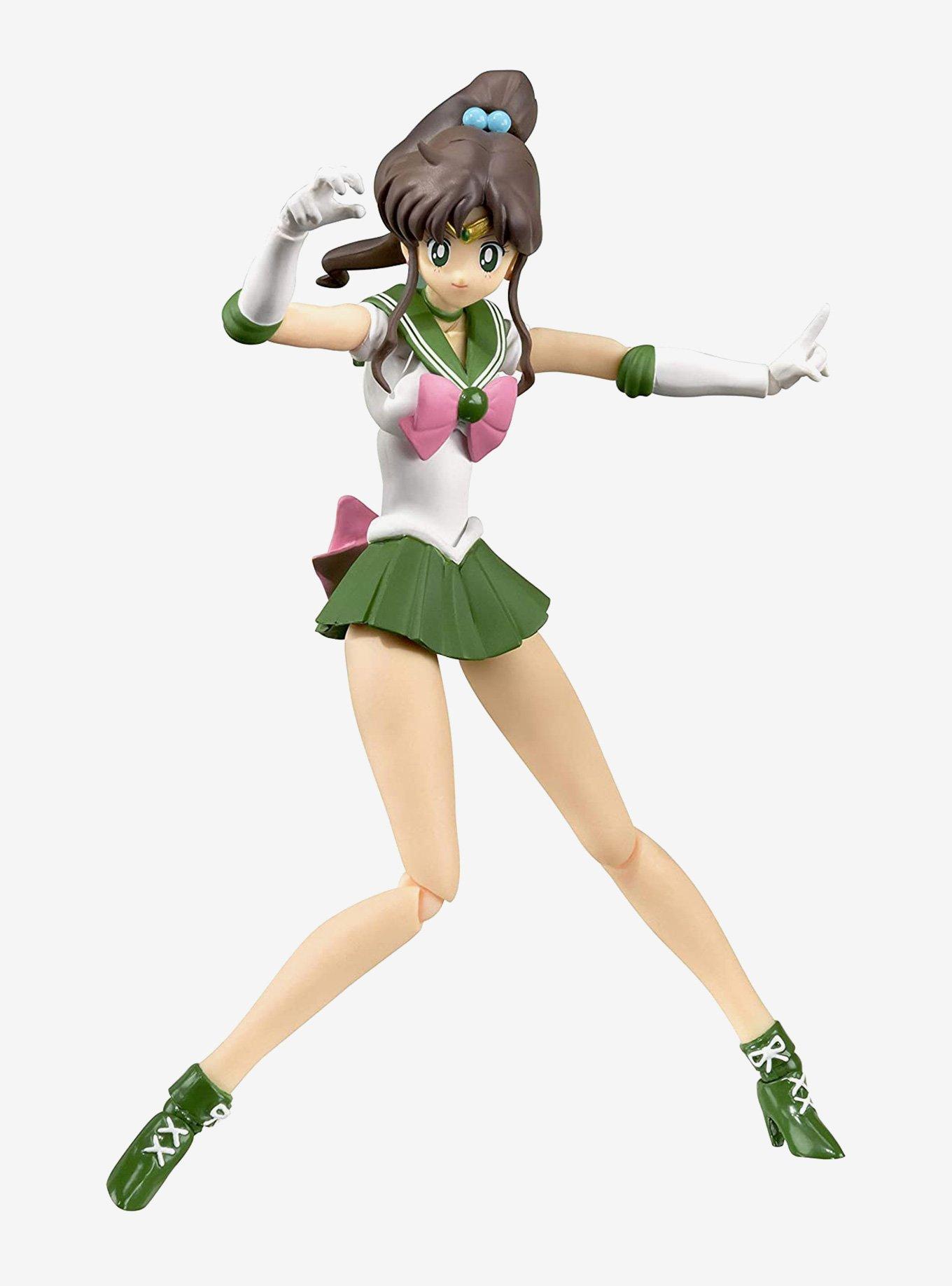 Bandai Spirits Sailor Moon S.H.Figuarts Sailor Jupiter (Animation Color Edition) Action Figure, , hi-res