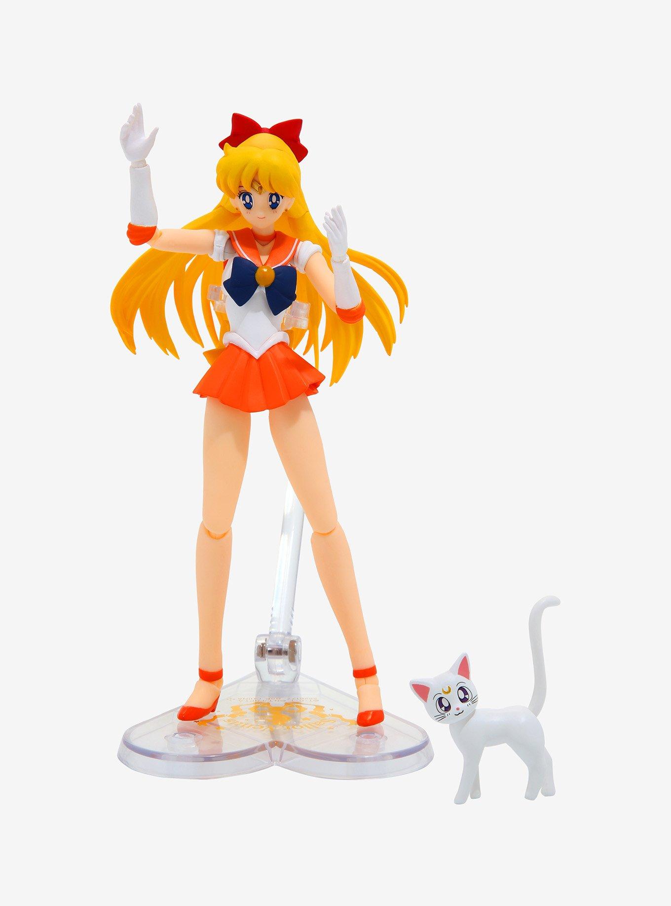 Bandai Spirits Sailor Moon S.H.Figuarts Sailor Venus (Animation Color Edition) Figure, , hi-res