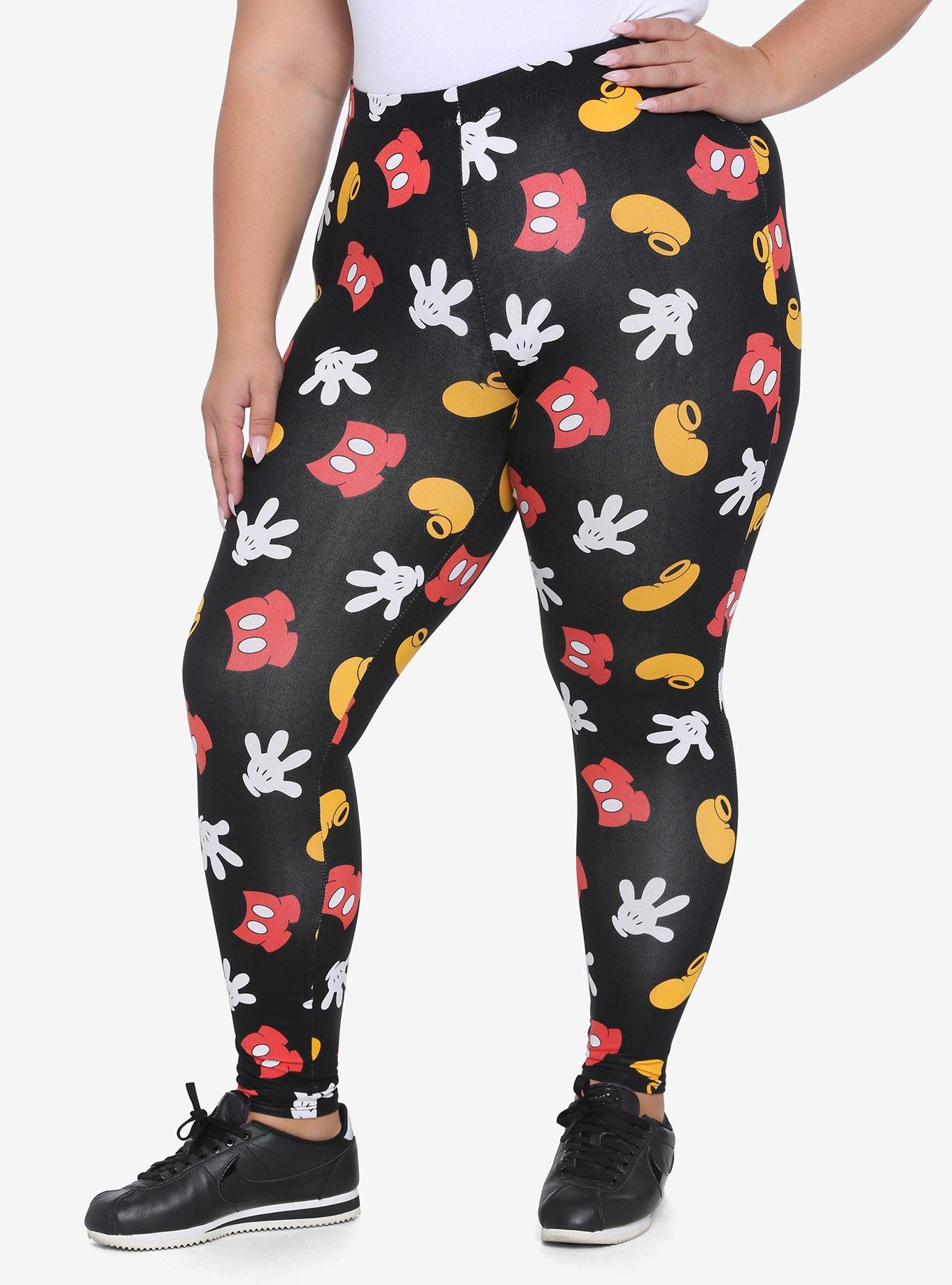 Disney Mickey Mouse Outfit Leggings Plus Size, MULTI, hi-res