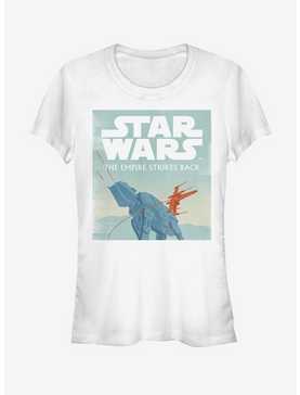 Star Wars Episode V The Empire Strikes Back AT-AT Attack Minimalist Poster Girls T-Shirt, , hi-res