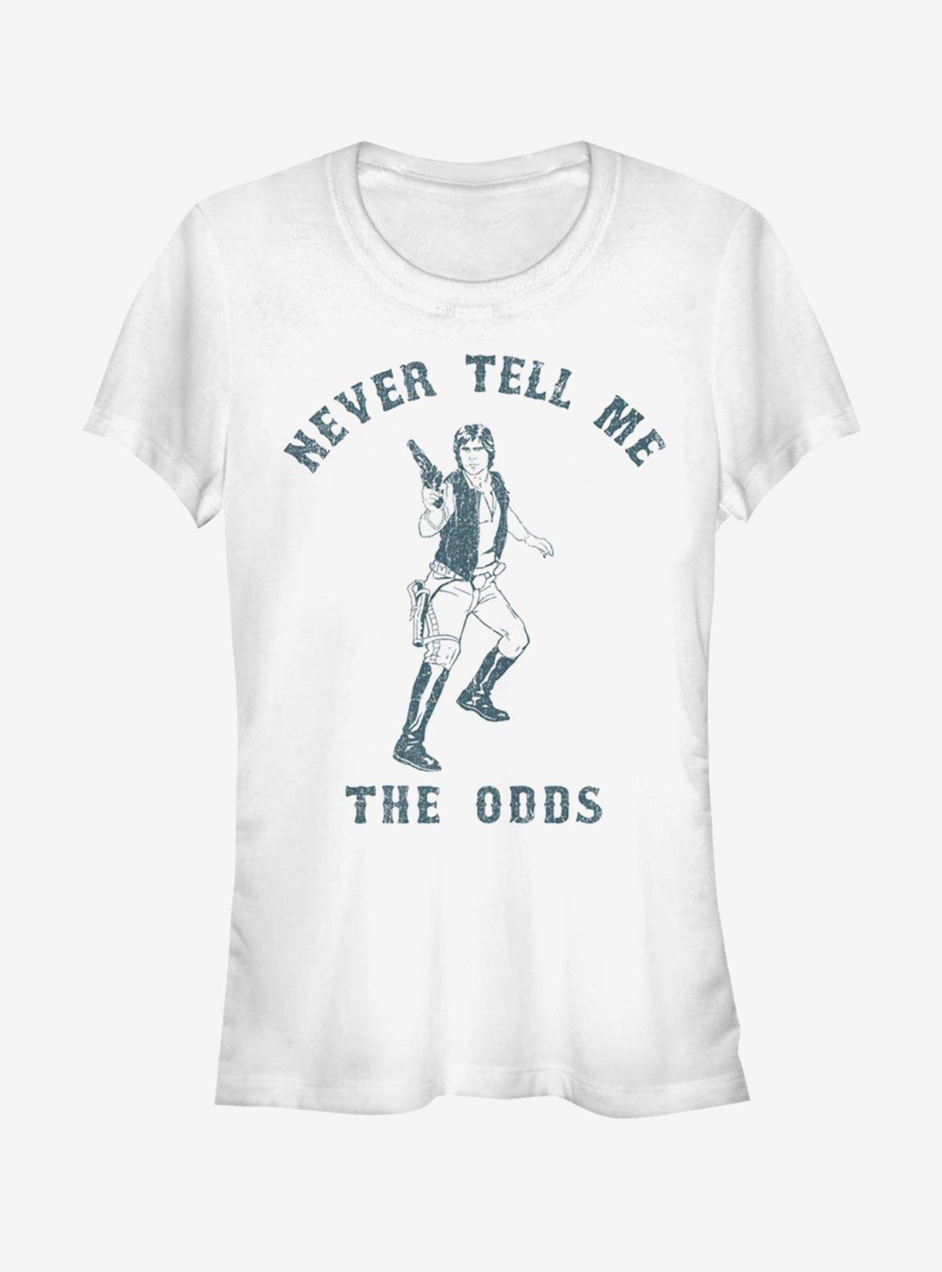 Star Wars Never Han Solo Tell Me Girls T-Shirt, , hi-res