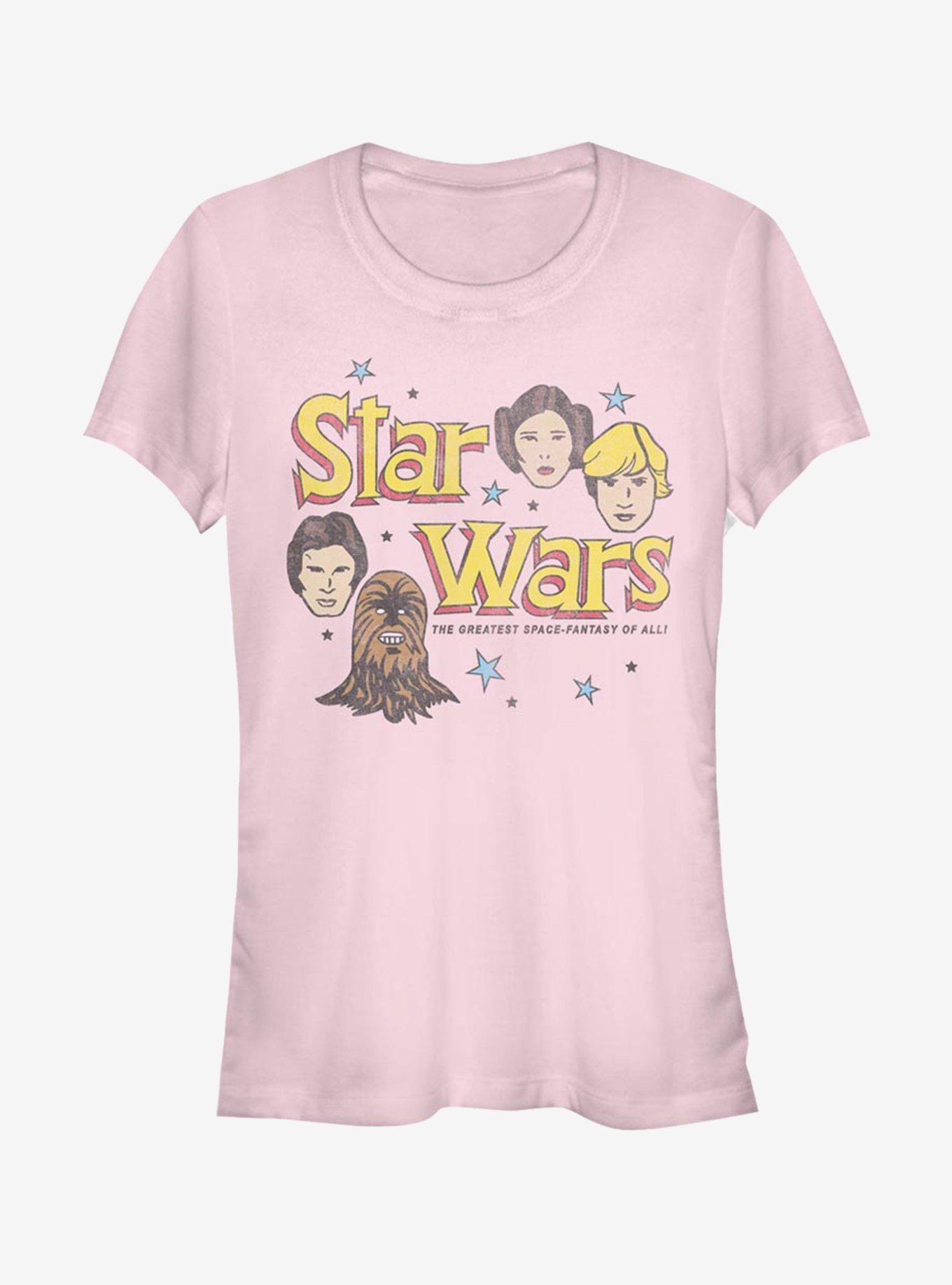 Star Wars Vintage Cartoon Girls T-Shirt