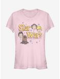 Star Wars Vintage Cartoon Girls T-Shirt, LIGHT PINK, hi-res