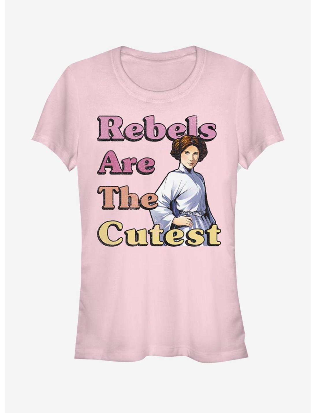 Star Wars Star Wars Princess Leia Rebels Are The Cutest Girls T-Shirt, LIGHT PINK, hi-res