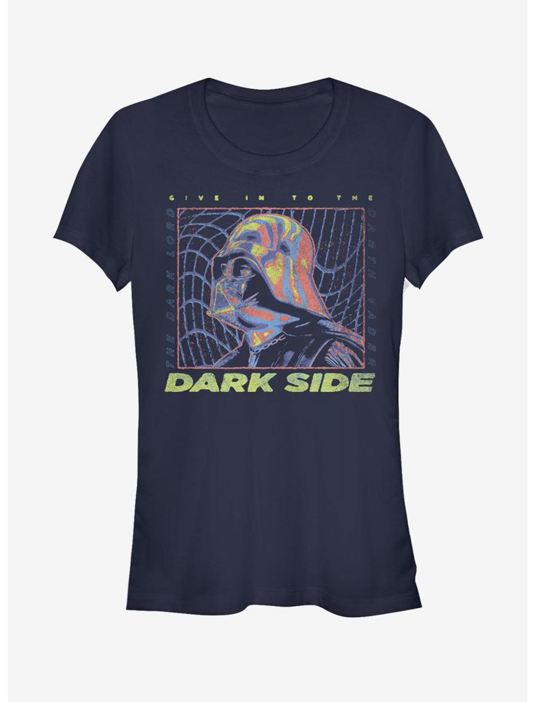 Star Wars Vader Thermal Warp Girls T-Shirt, NAVY, hi-res