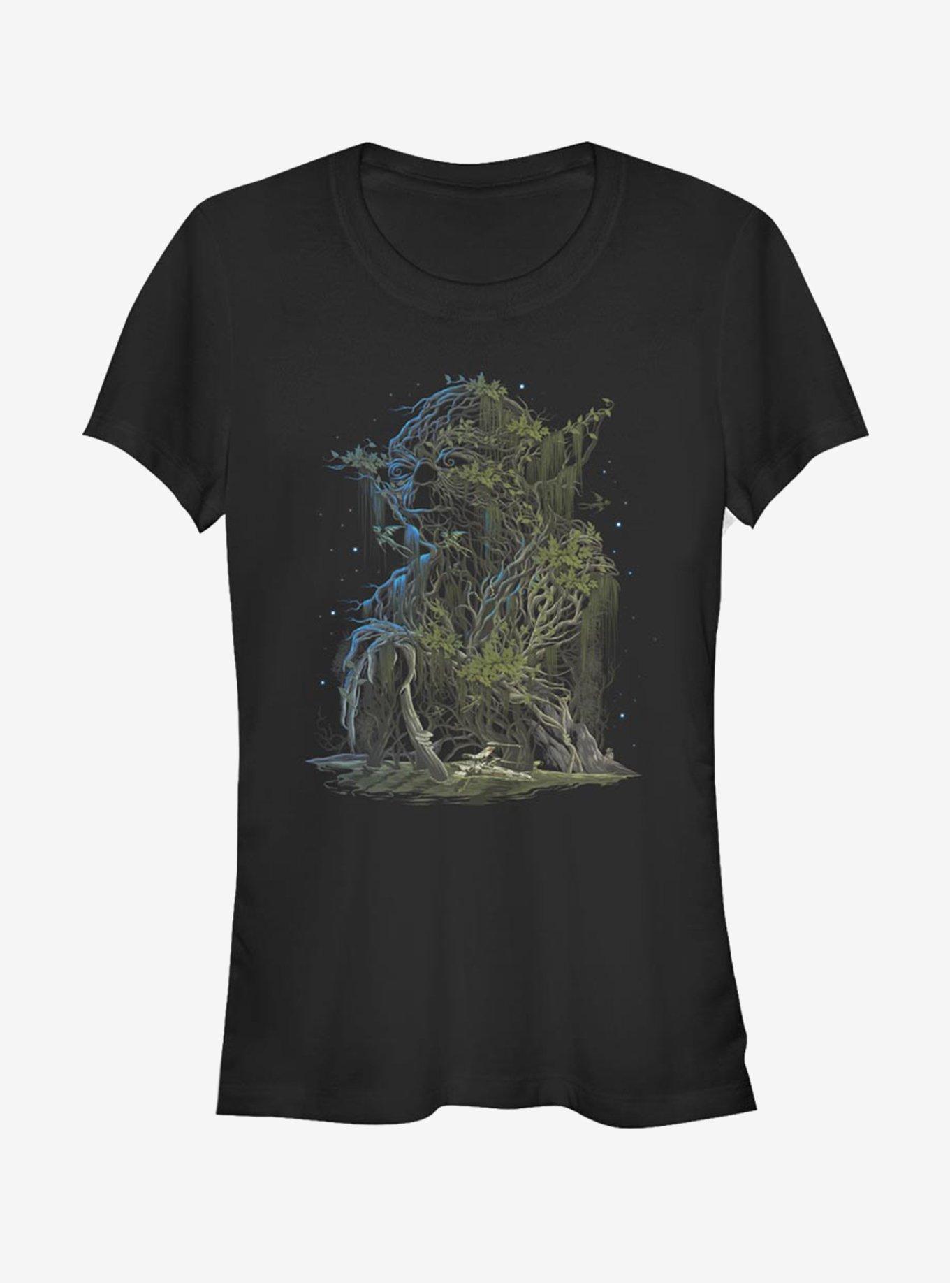 Star Wars Nature Yoda Girls T-Shirt, BLACK, hi-res