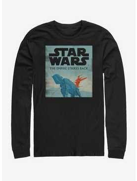 Star Wars Episode V The Empire Strikes Back AT-AT Attack Minimalist Poster Long-Sleeve T-Shirt, , hi-res