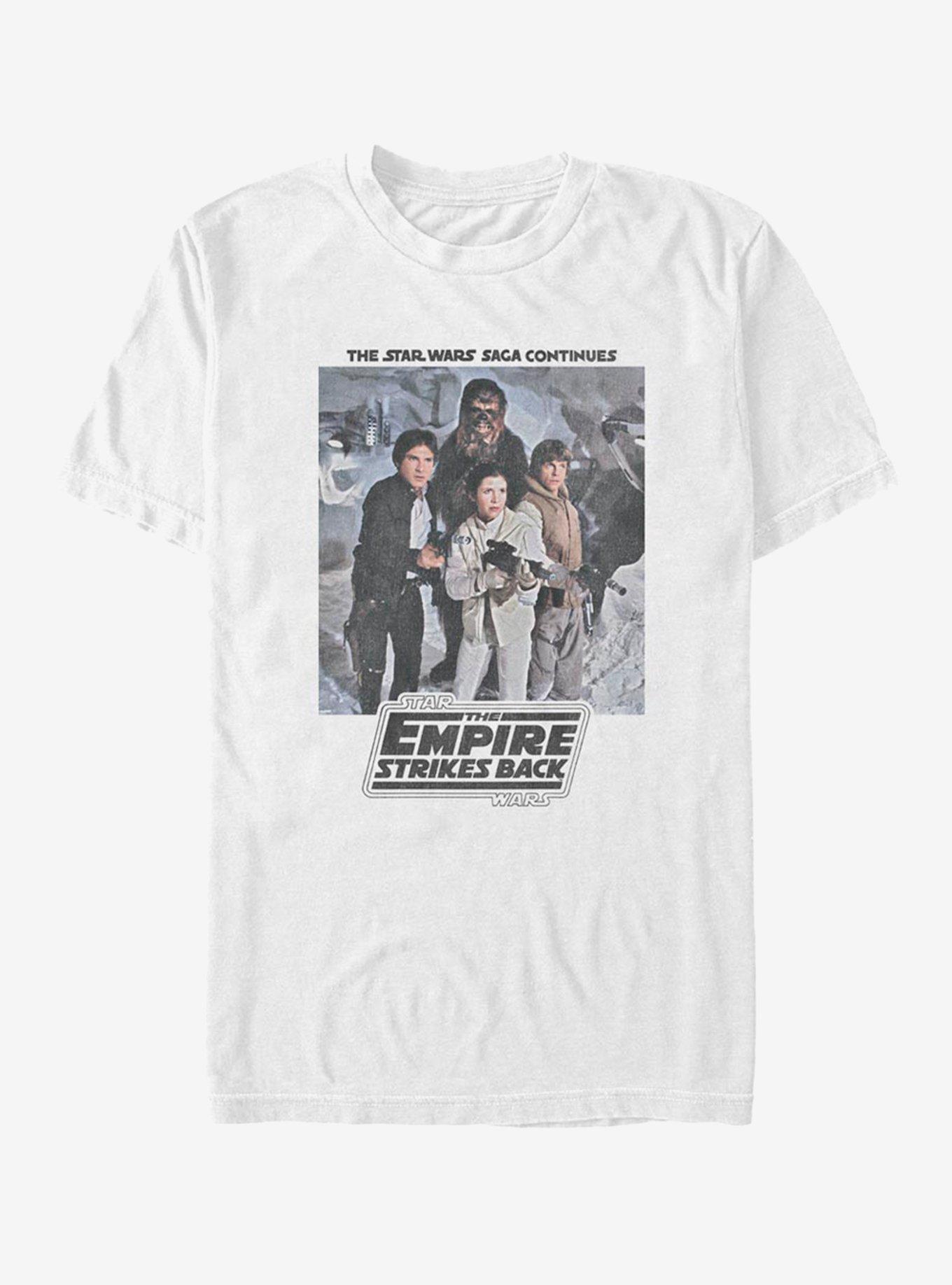 Star Wars Episode V The Empire Strikes Back Crew Photo Poster T-Shirt, WHITE, hi-res