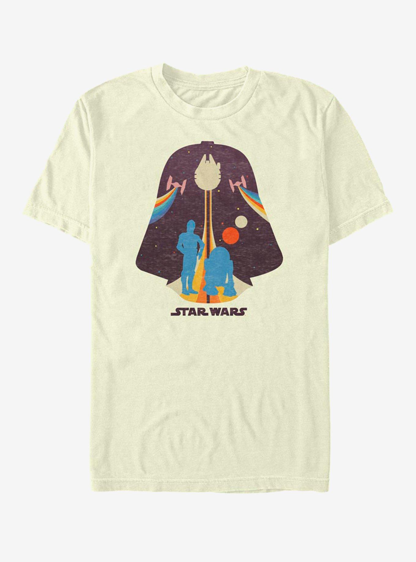 Star Wars Colorful Minimal Outline T-Shirt, , hi-res