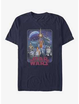 Star Wars Episode IV A New Hope Poster Redux T-Shirt, , hi-res