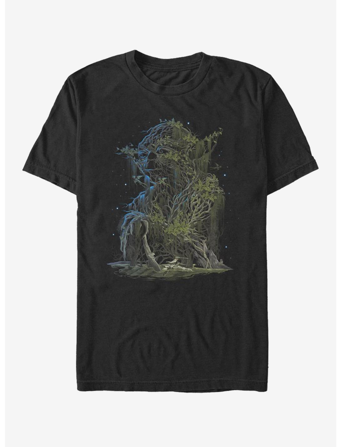 Star Wars Nature Yoda T-Shirt, BLACK, hi-res