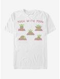 Star Wars Yoga With Yoda T-Shirt, WHITE, hi-res