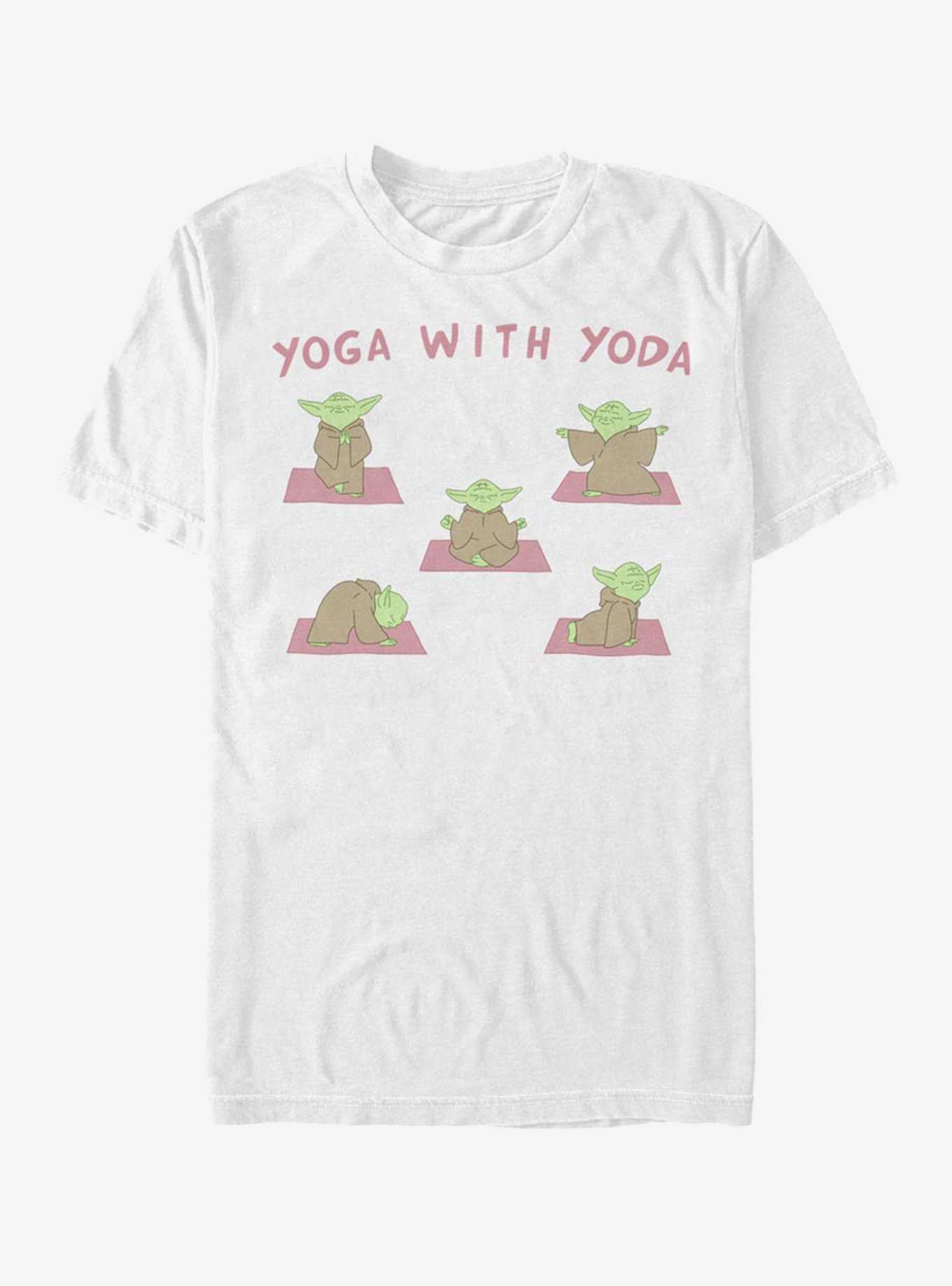 Star Wars Yoga With Yoda T-Shirt, , hi-res