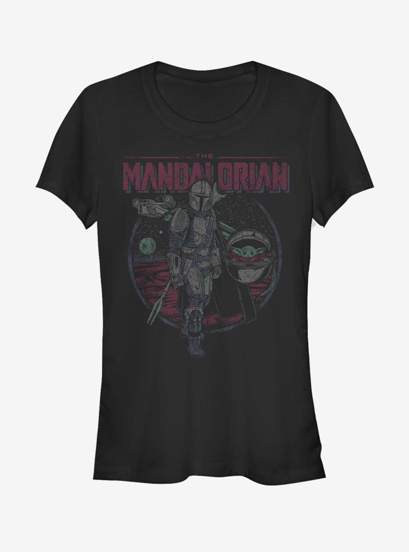 Star Wars The Mandalorian Adorable Space Muppet Girls T-Shirt, BLACK, hi-res