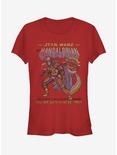 Star Wars The Mandalorian Comic Girls T-Shirt, RED, hi-res