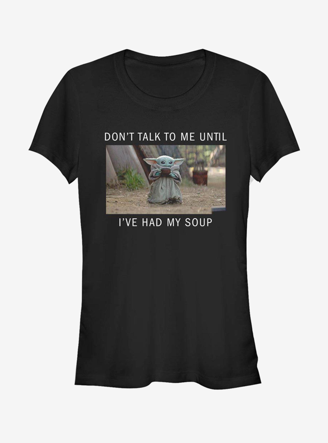 Star Wars The Mandalorian The Child Need Soup Girls T-Shirt, BLACK, hi-res