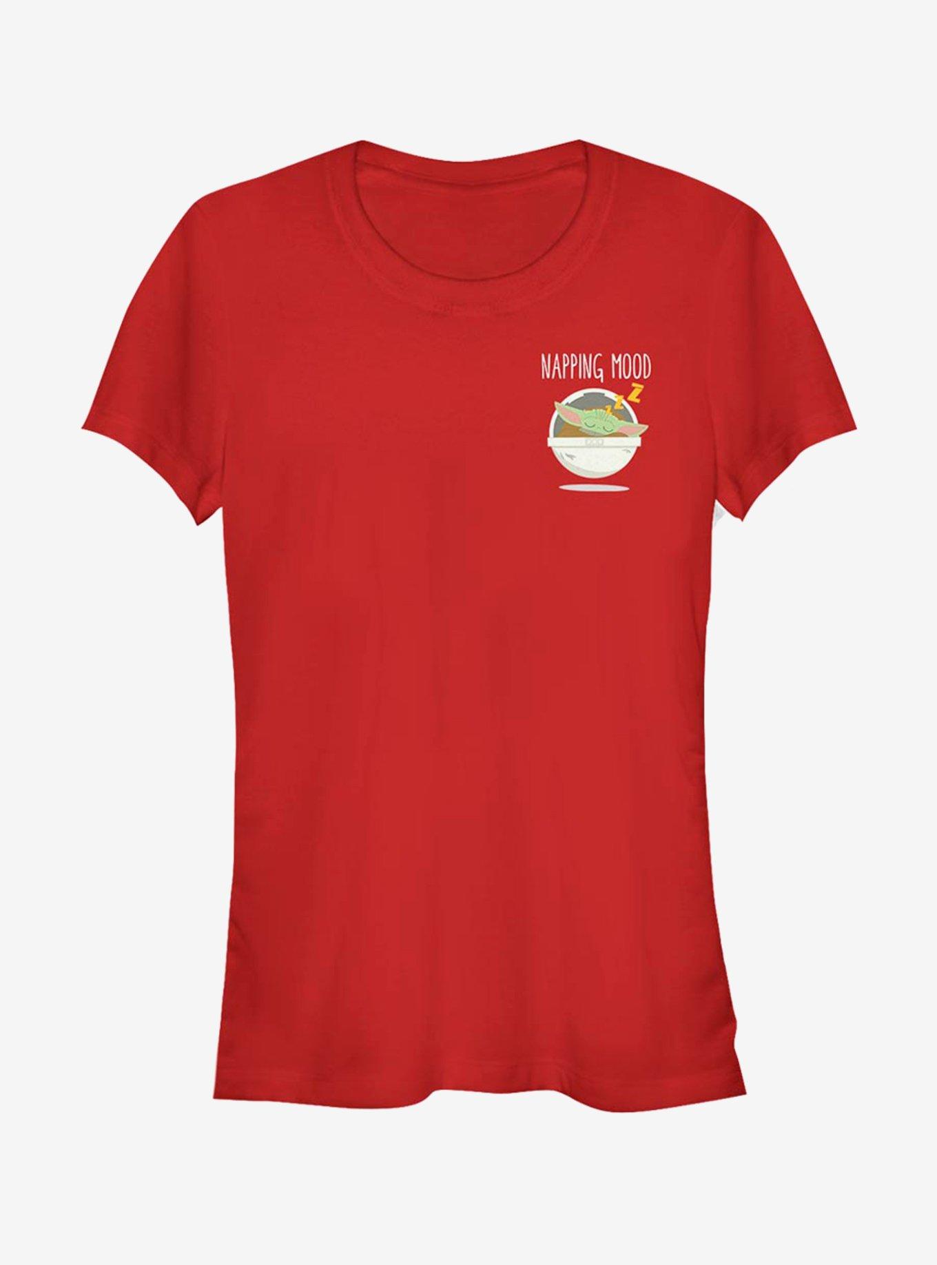Star Wars The Mandalorian The Child Pocket Napping Girls T-Shirt, , hi-res