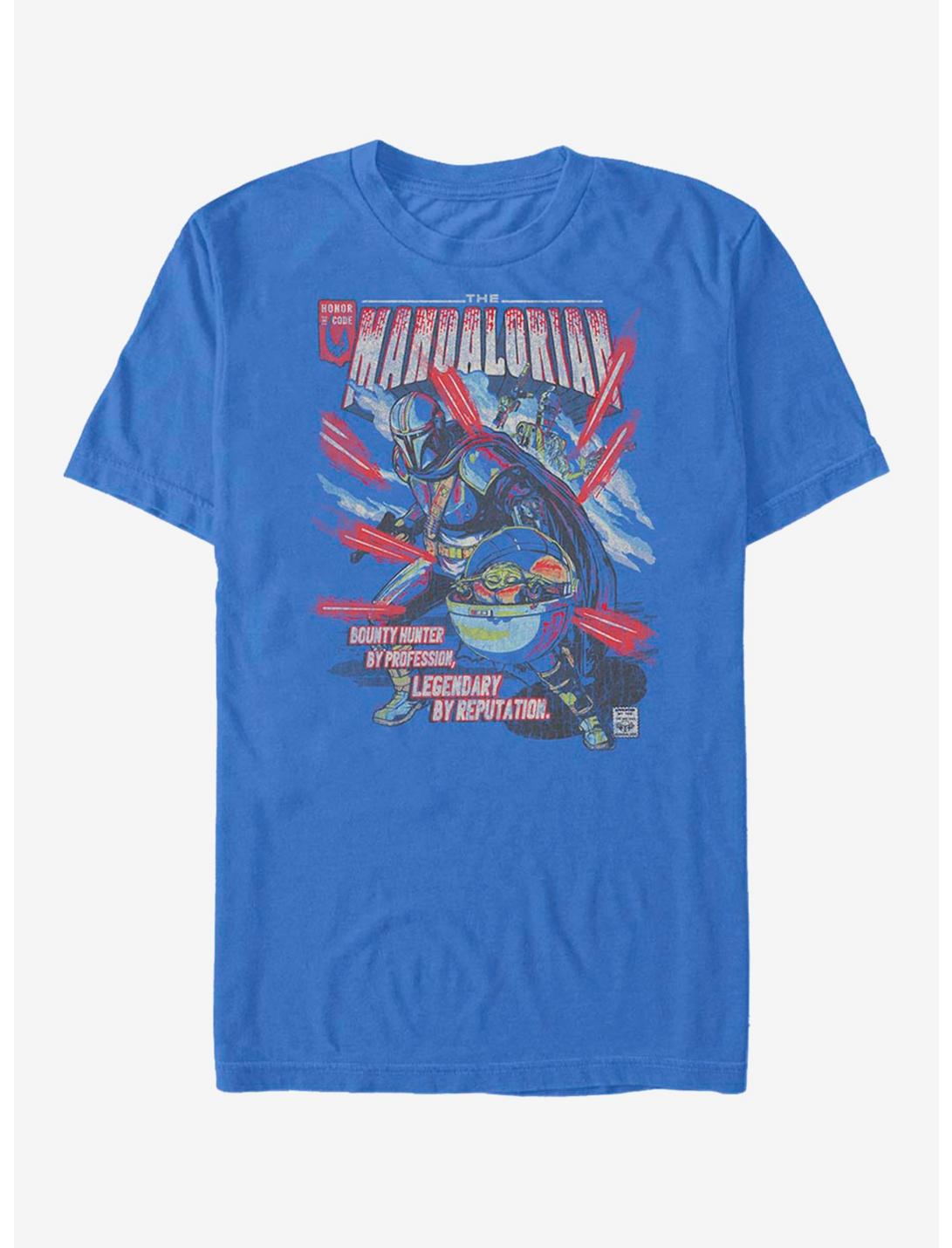 Star Wars The Mandalorian Mondo Mando T-Shirt, LT BLUE, hi-res