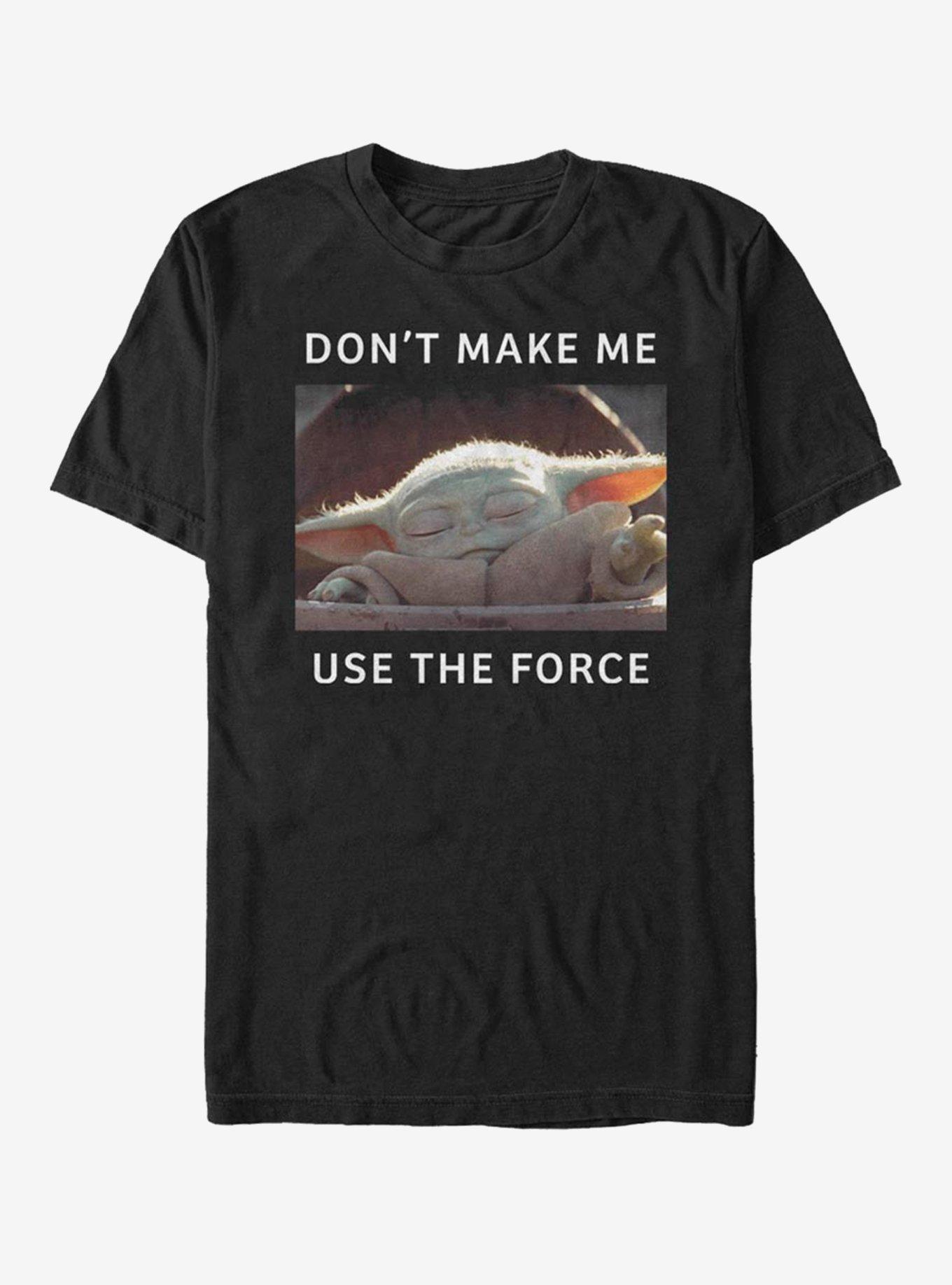 Star Wars The Mandalorian The Child Small Meme T-Shirt, BLACK, hi-res