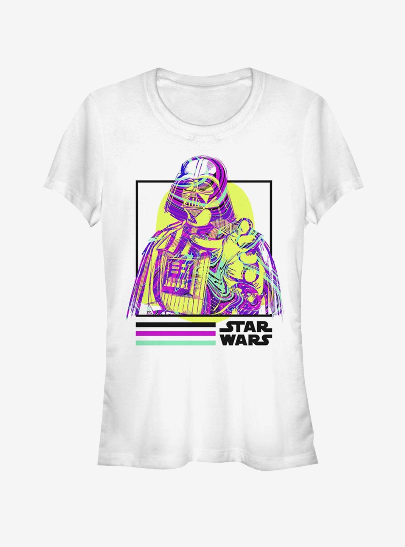 Star Wars Hyper Vader Girls T-Shirt, WHITE, hi-res