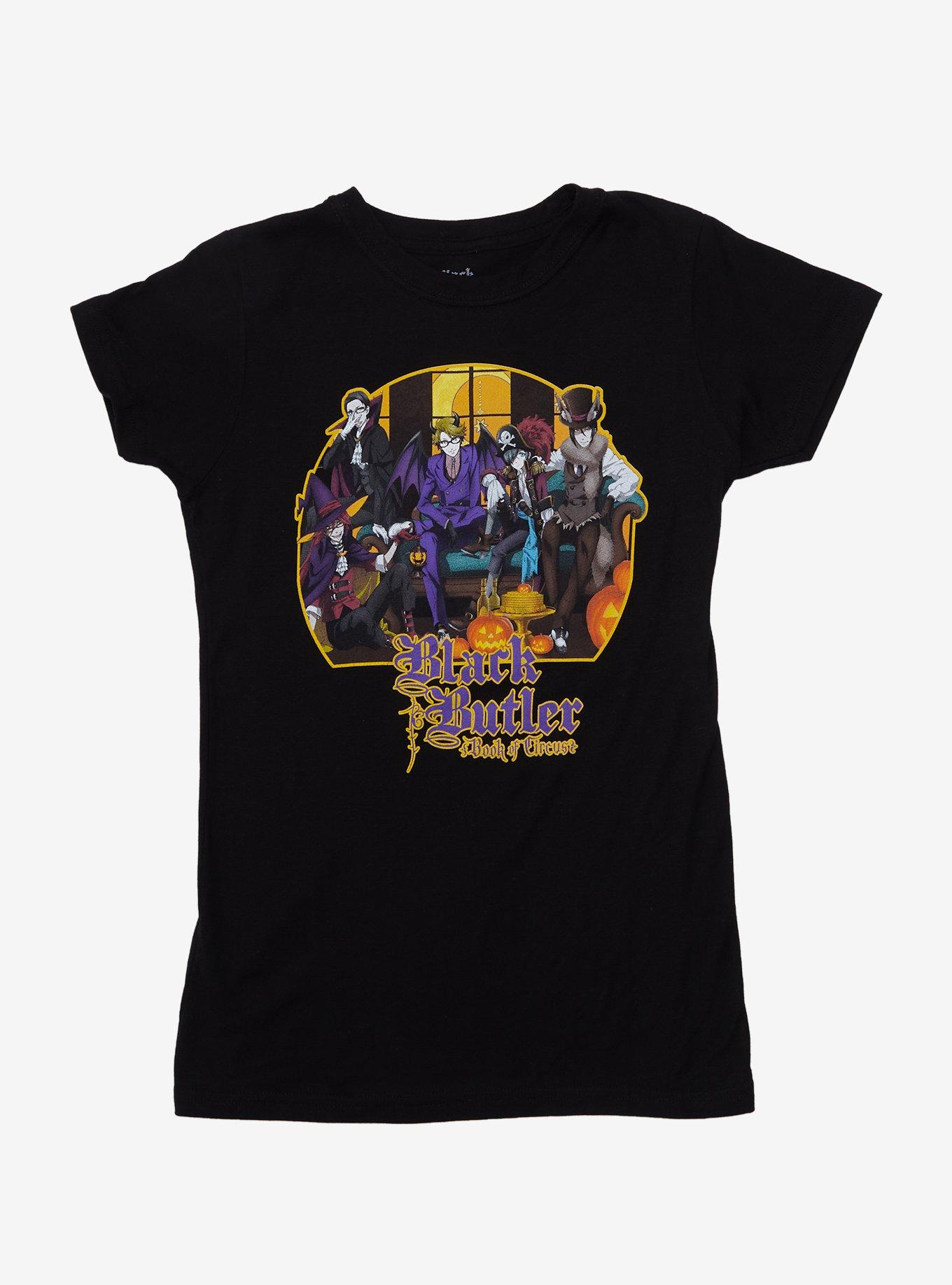 Black Butler Book Of Circus Halloween Girls T-Shirt, MULTI, hi-res