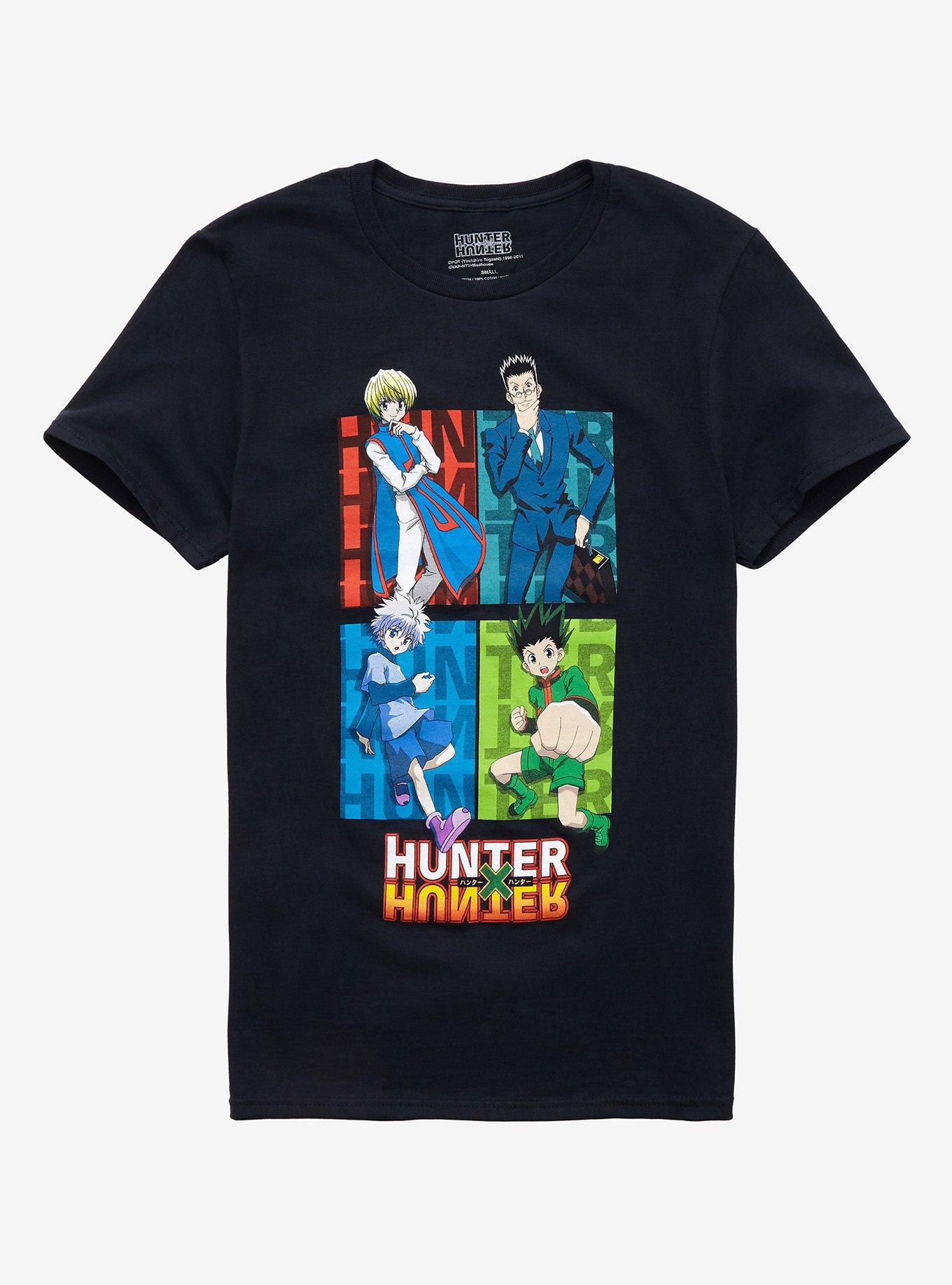 Hunter X Hunter Panel Grid Girls T-Shirt, MULTI, hi-res