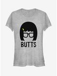 Bob's Burgers Tina Belcher Butts Girls T-Shirt, ATH HTR, hi-res