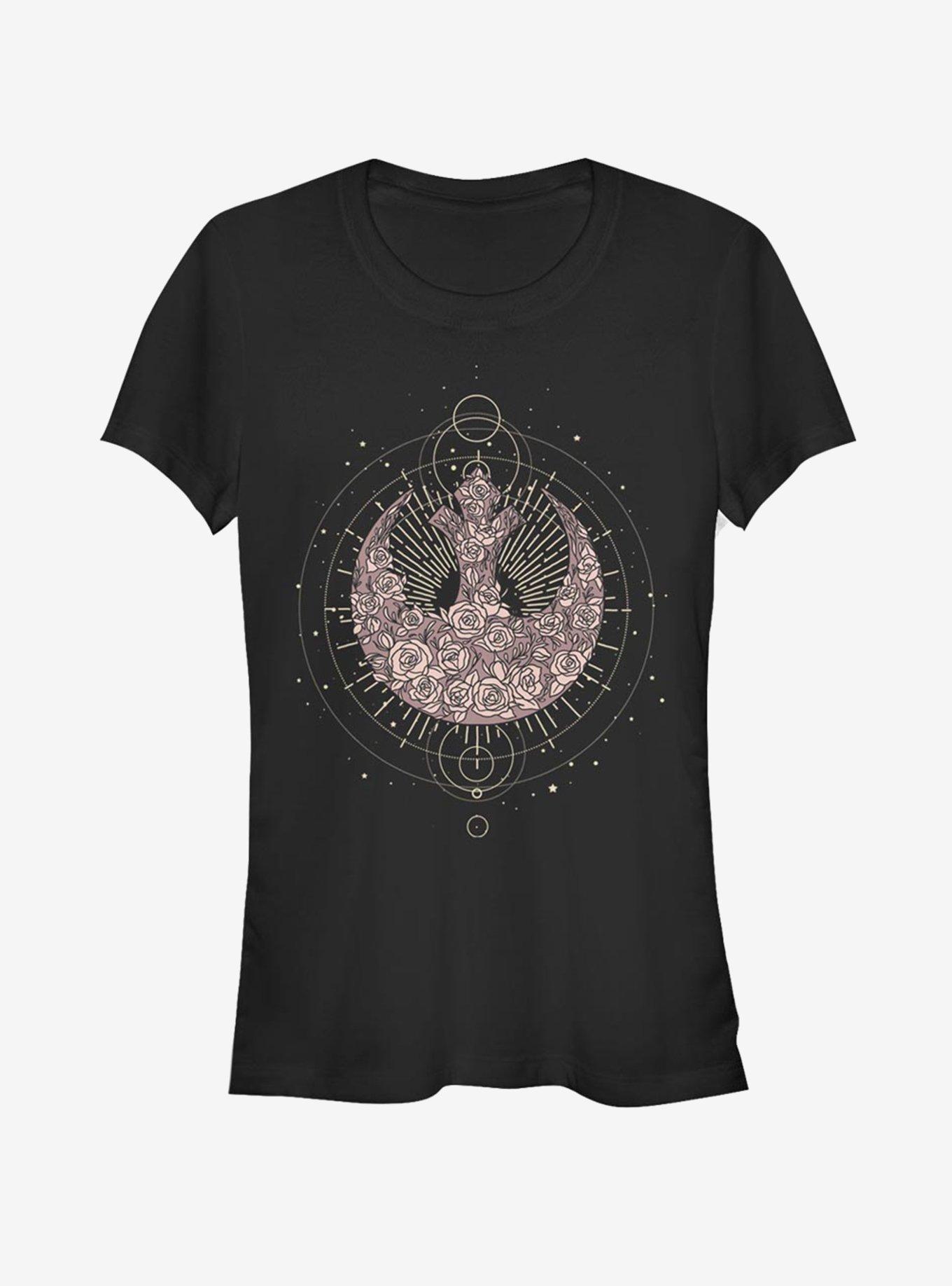 Star Wars Celestial Rose Rebel Girls T-Shirt, , hi-res