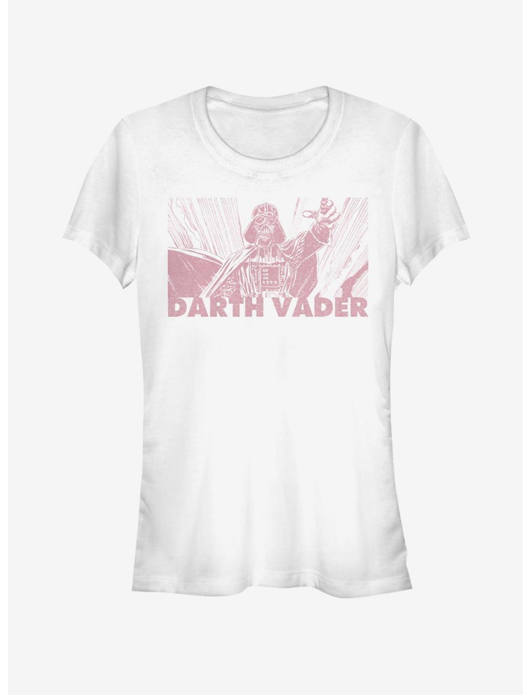 Star Wars Darth Vader One Tone Girls T-Shirt, WHITE, hi-res