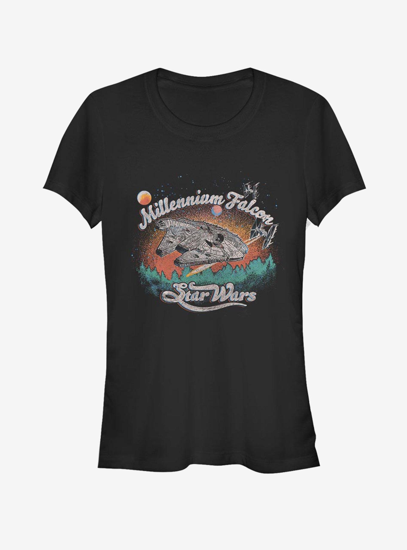 Star Wars Desert Falcon Girls T-Shirt, BLACK, hi-res