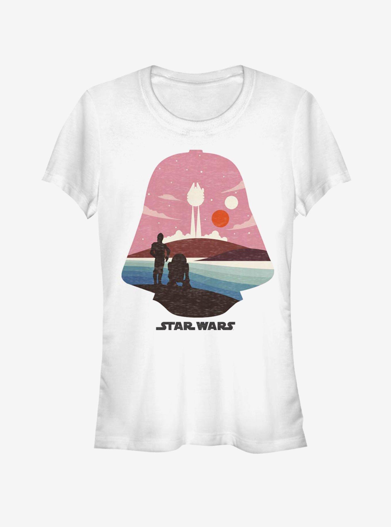 Star Wars Minimal Girls T-Shirt, WHITE, hi-res