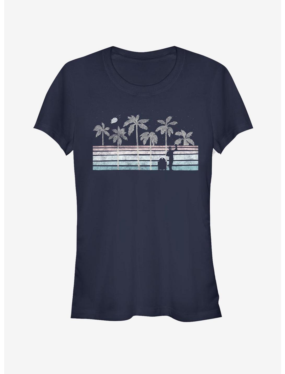 Star Wars Neon Paradise Girls T-Shirt, NAVY, hi-res