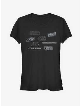 Star Wars Star Logos Girls T-Shirt, , hi-res