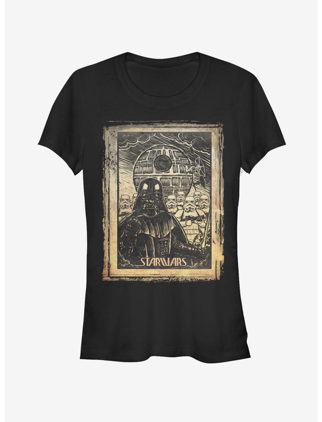 Star Wars Star Wars Art Print Girls T-Shirt, BLACK, hi-res