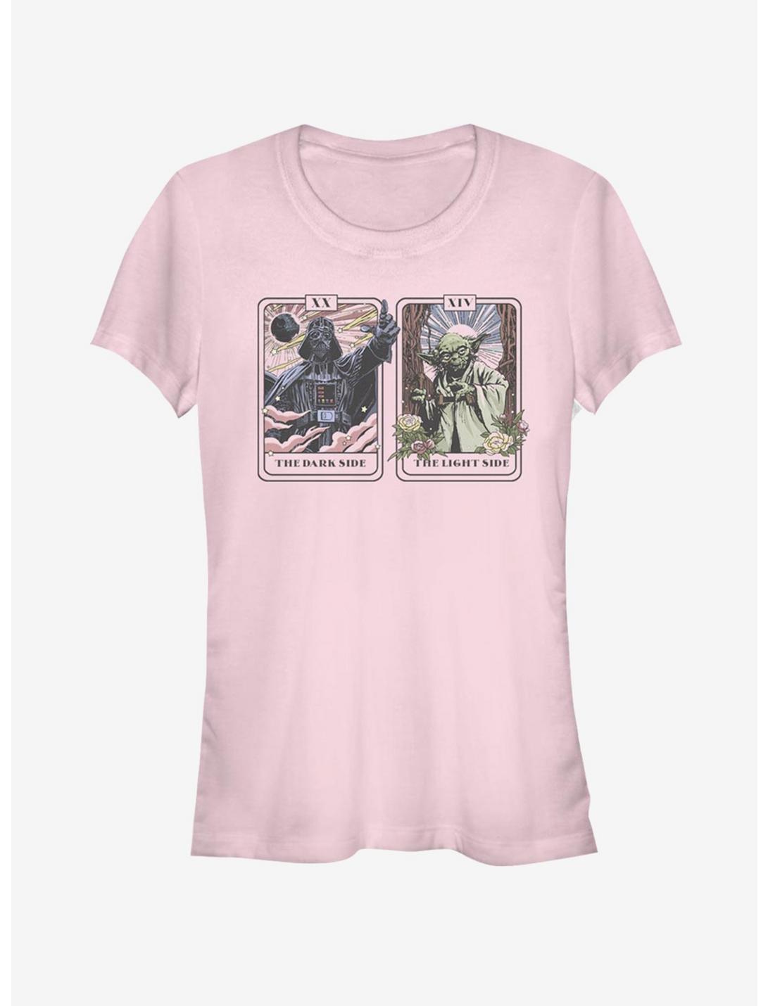 Star Wars Vader Yoda Tarot Girls T-Shirt, LIGHT PINK, hi-res