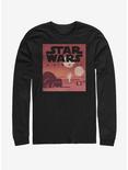 Star Wars Episode IV A New Hope Minimalist Poster Long-Sleeve T-Shirt, BLACK, hi-res