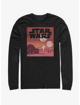Star Wars Episode IV A New Hope Minimalist Poster Long-Sleeve T-Shirt, , hi-res