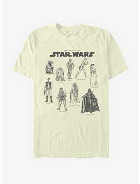 Star Wars Character Chart T-Shirt, , hi-res