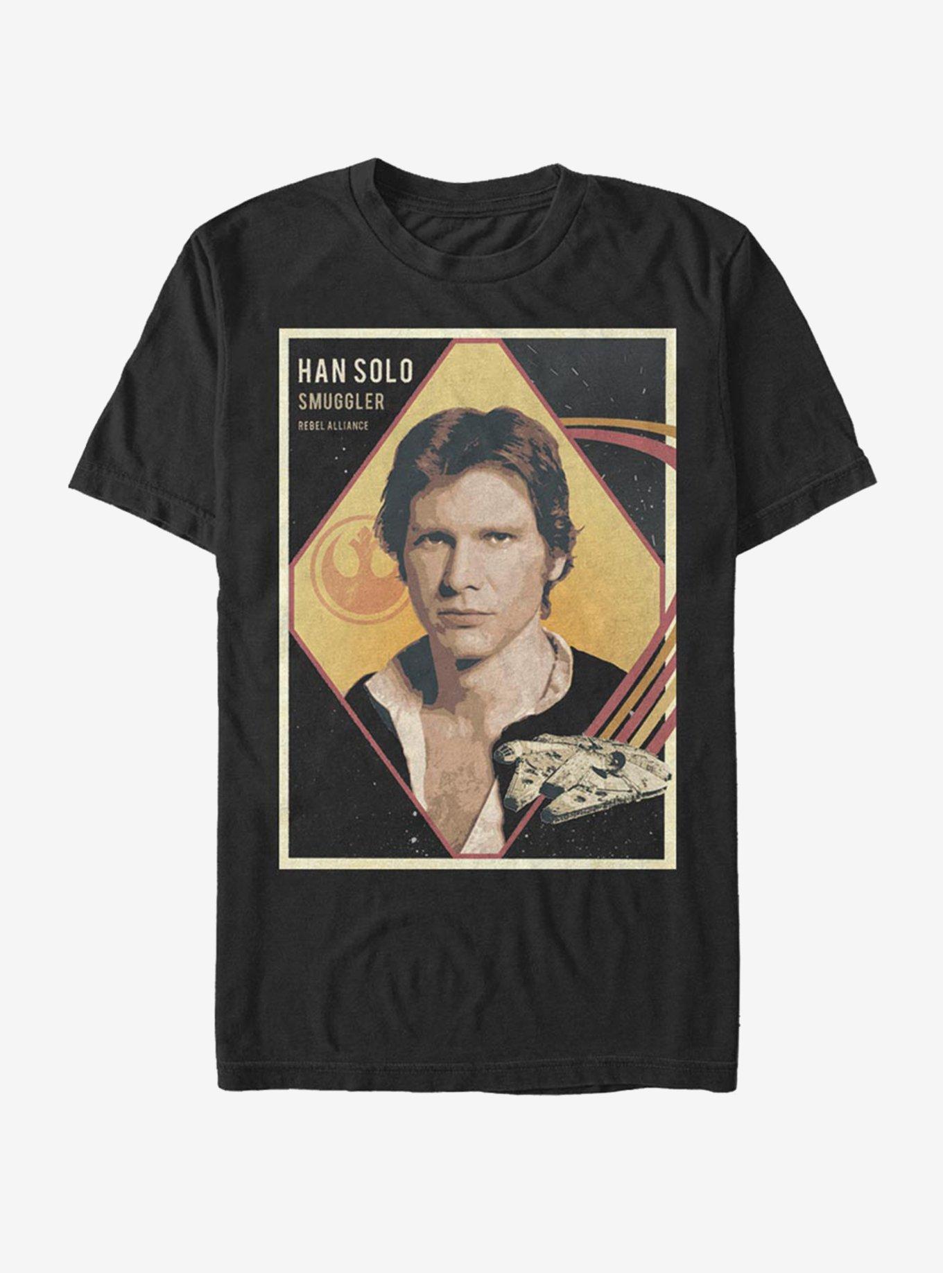 Star Wars Han Baseball Card T-Shirt, , hi-res