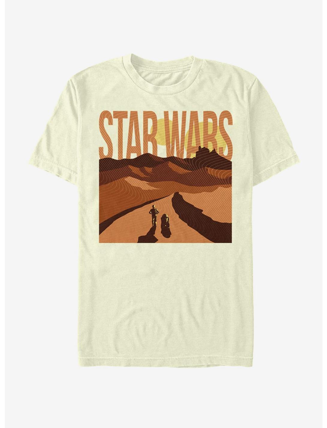 Star Wars Lost In The Desert T-Shirt, NATURAL, hi-res