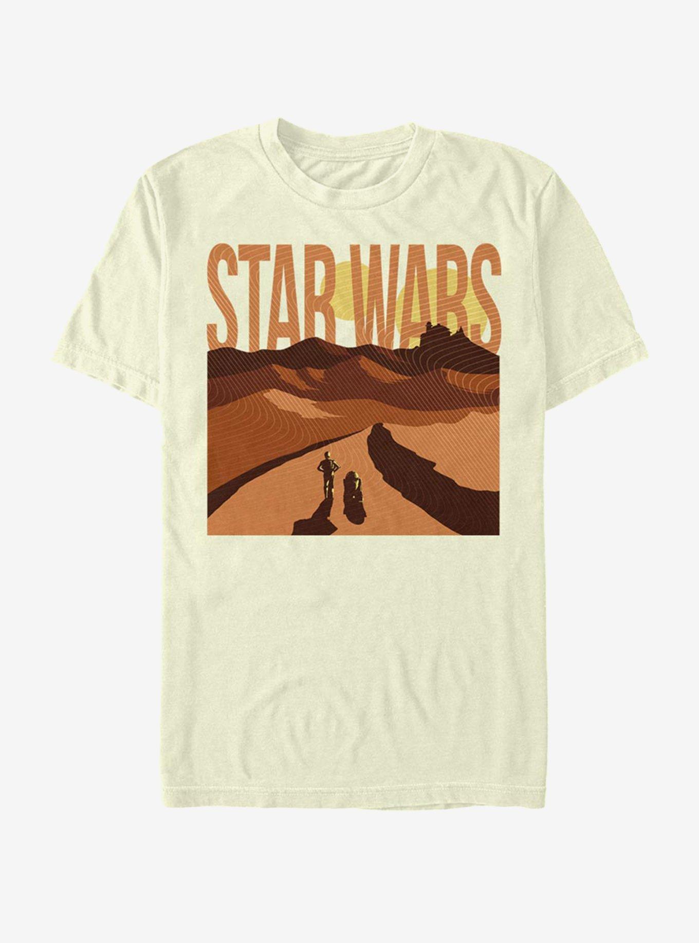Star Wars Lost In The Desert T-Shirt, NATURAL, hi-res