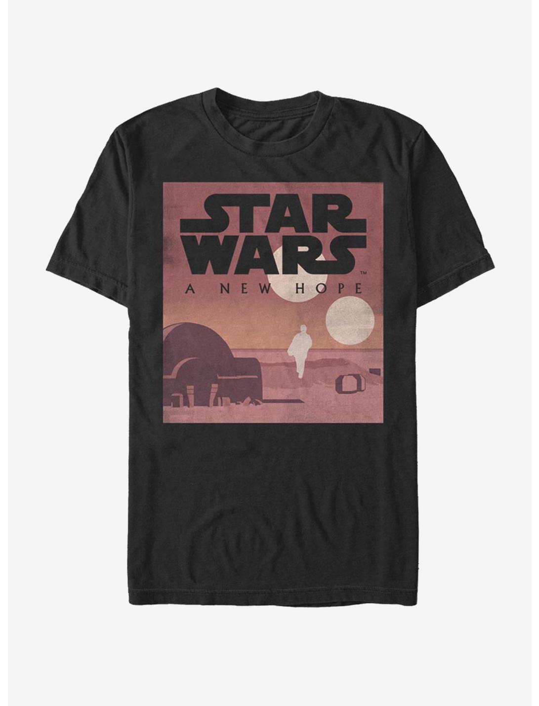 Star Wars New Hope Minimalist T-Shirt, BLACK, hi-res