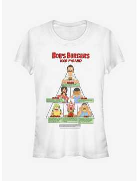 Bob's Burgers Food Pyramid Girls T-Shirt, , hi-res